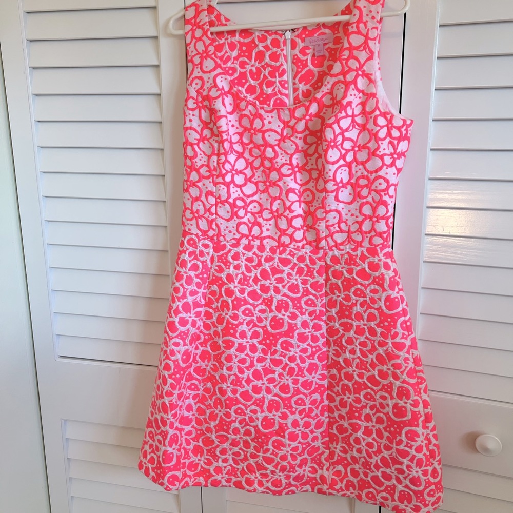 Lilly Pulitzer Neon Pink Party Dress 🎉